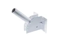 Кронштейн КР-3 наклонный к уличному светильнику белый D 45 мм