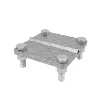 Соединитель пруток - полоса, 80х80 мм - foto