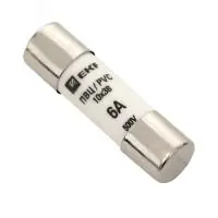 Плавкая вставка цилиндрическая ПВЦ 10х38 6А EKF - foto